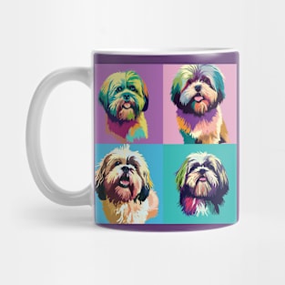 Lhasa Apso Pop Art - Dog Lover Gifts Mug